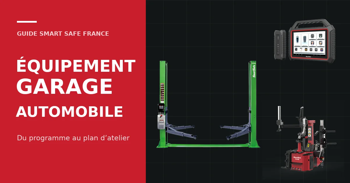 Sélection d’équipements Smart Safe pour concevoir un garage automobile